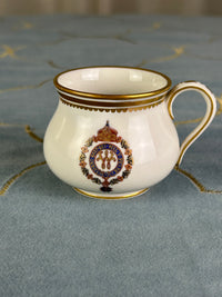 Kaiserliches Sahnekännchen von S.M.Y. Hohenzollern, datiert 1893 – Porzellan aus dem Besitz  Kaiser Wilhelm II.
