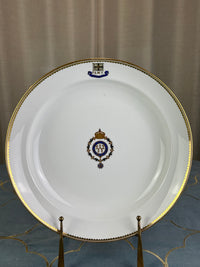 Kaiserliche große Servierplatte von S.M.Y. Hohenzollern, datiert 1906 – Porzellan aus dem Besitz  Kaiser Wilhelm II.