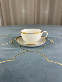 Kaiserliche Tasse mit Untertasse von S.M.Y. Hohenzollern, datiert 1900 + 1911 – Porzellan aus dem Besitz  Kaiser Wilhelm II.