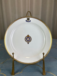 Kaiserlicher Dessertteller von S.M.Y. Hohenzollern, datiert 1907 – Porzellan aus dem Besitz Kaiser Wilhelm II.