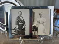 Geschenkrahmen Silberne Hochzeit Kaiser Wilhelm und Kaiserin Auguste Victoria, datiert 1906