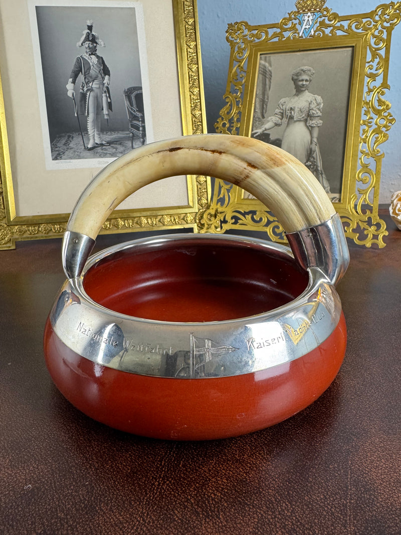 Kaiserliche Segeltrophäe „Kiel, 17. Mai 1913“ – Pokal für die Yacht Iduna, Kaiser Wilhelm II., Regattapreis