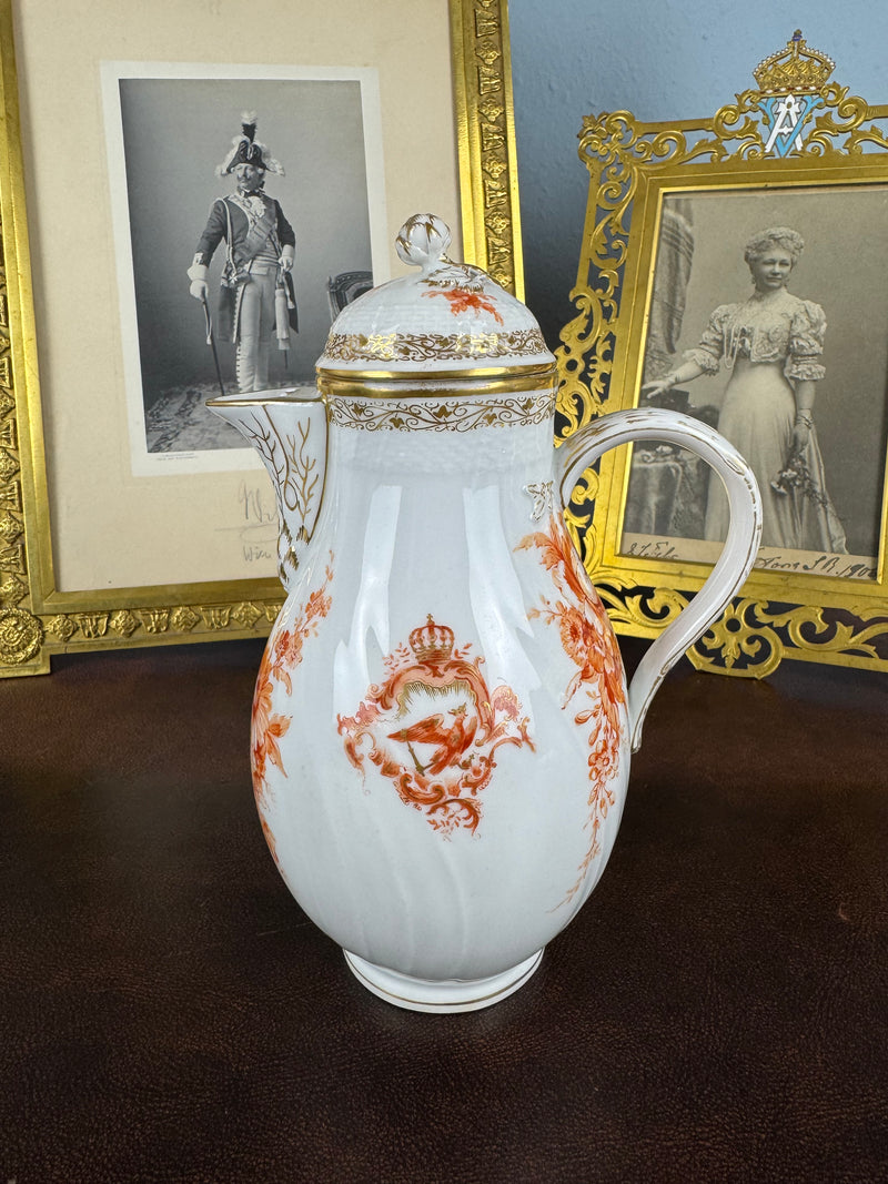 Neuosier Kaffeekanne 1891 – Kaiser Wilhelm II., KPM Berlin, kaiserliches Porzellan