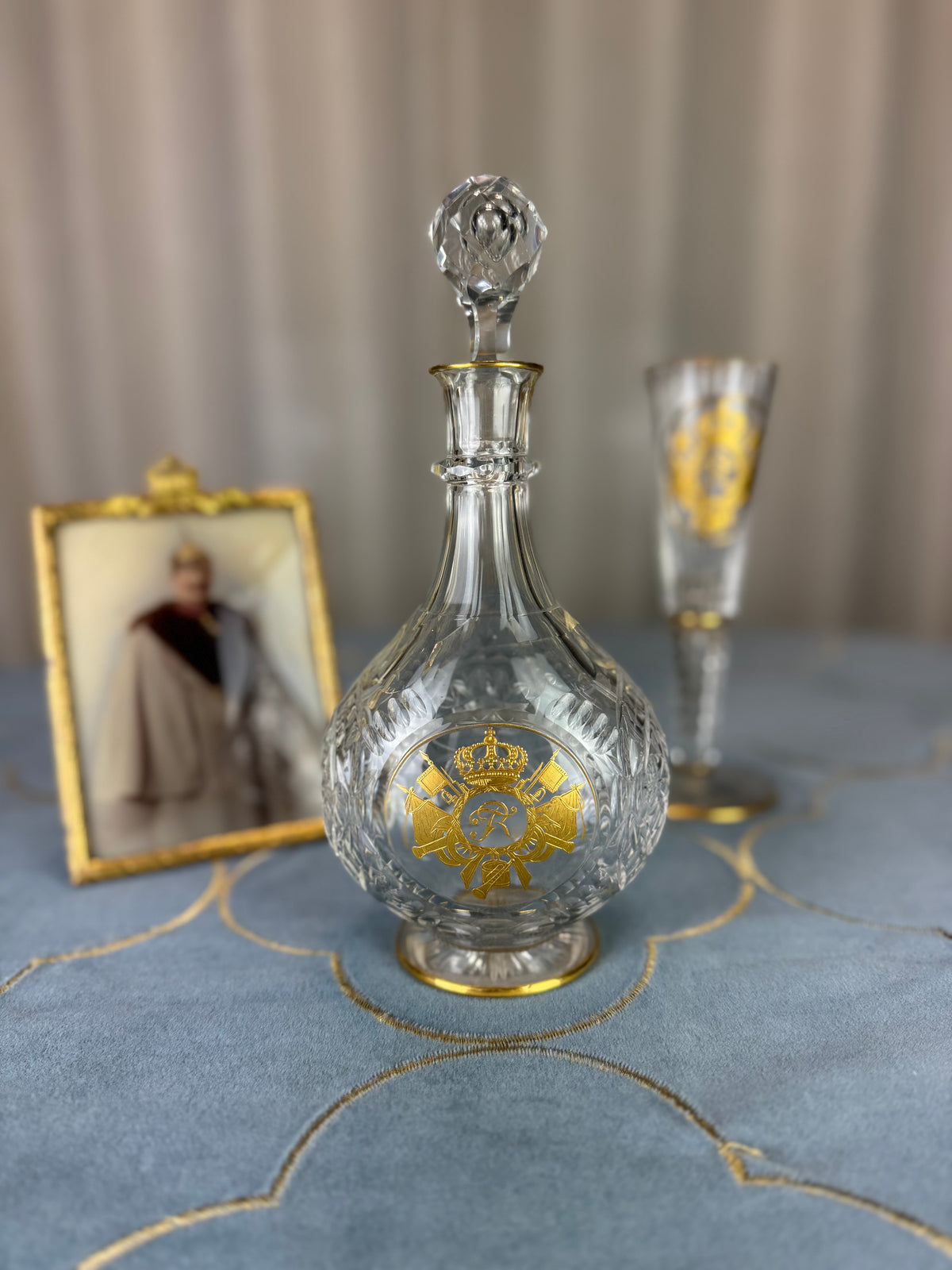 Karaffe, Gräflich Schaffgotsch’sche Josephinenhütte, Kaiser Wilhelm II, ca. 1912