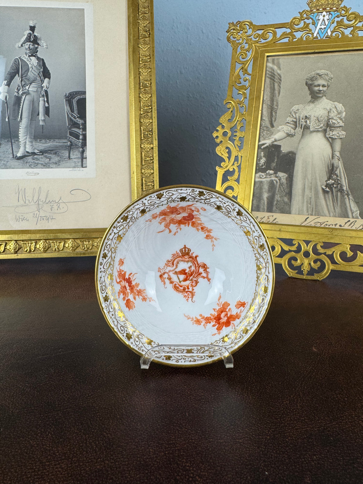 Neuosier Kleines Schälchen 1909 – Kaiser Wilhelm II., KPM Berlin, kaiserliches Porzellan