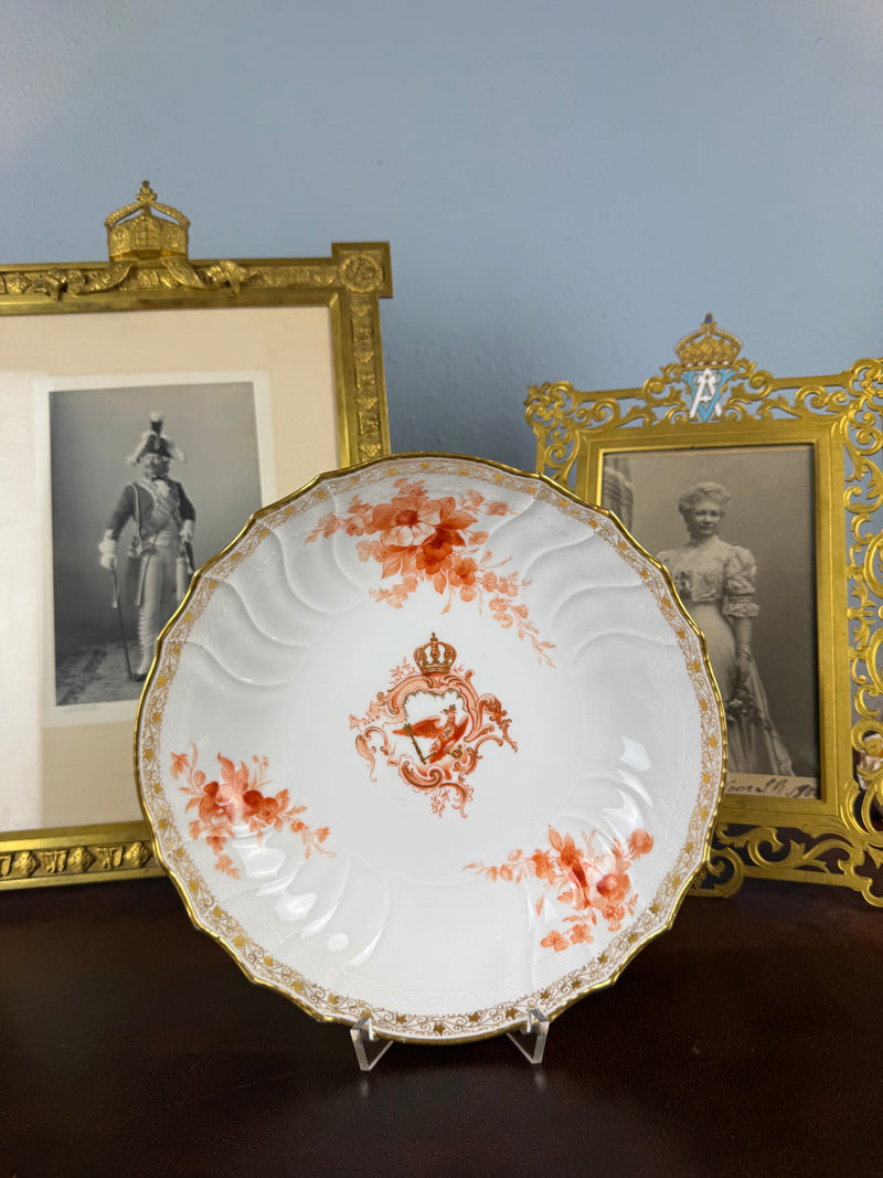 Neuosier Runde Schale 1902 – Kaiser Wilhelm II., KPM Berlin, kaiserliches Porzellan
