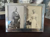 Silberne Hochzeit 1906: Kaiser Wilhelm II und Kaiserin Auguste Victoria – Historischer Geschenkrahmen