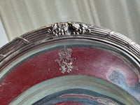 Große Ovale Silberplatte, Kaiser Wilhelm II, Gebrüder Friedländer, datiert 1901