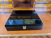 Kaiserliches Wasserglas & Portweinglas Wilhelm II. IRW Monogramm um 1900