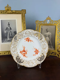 Neuosier Dessertteller 1910 – Kaiser Wilhelm II., KPM Berlin, kaiserliches Porzellan