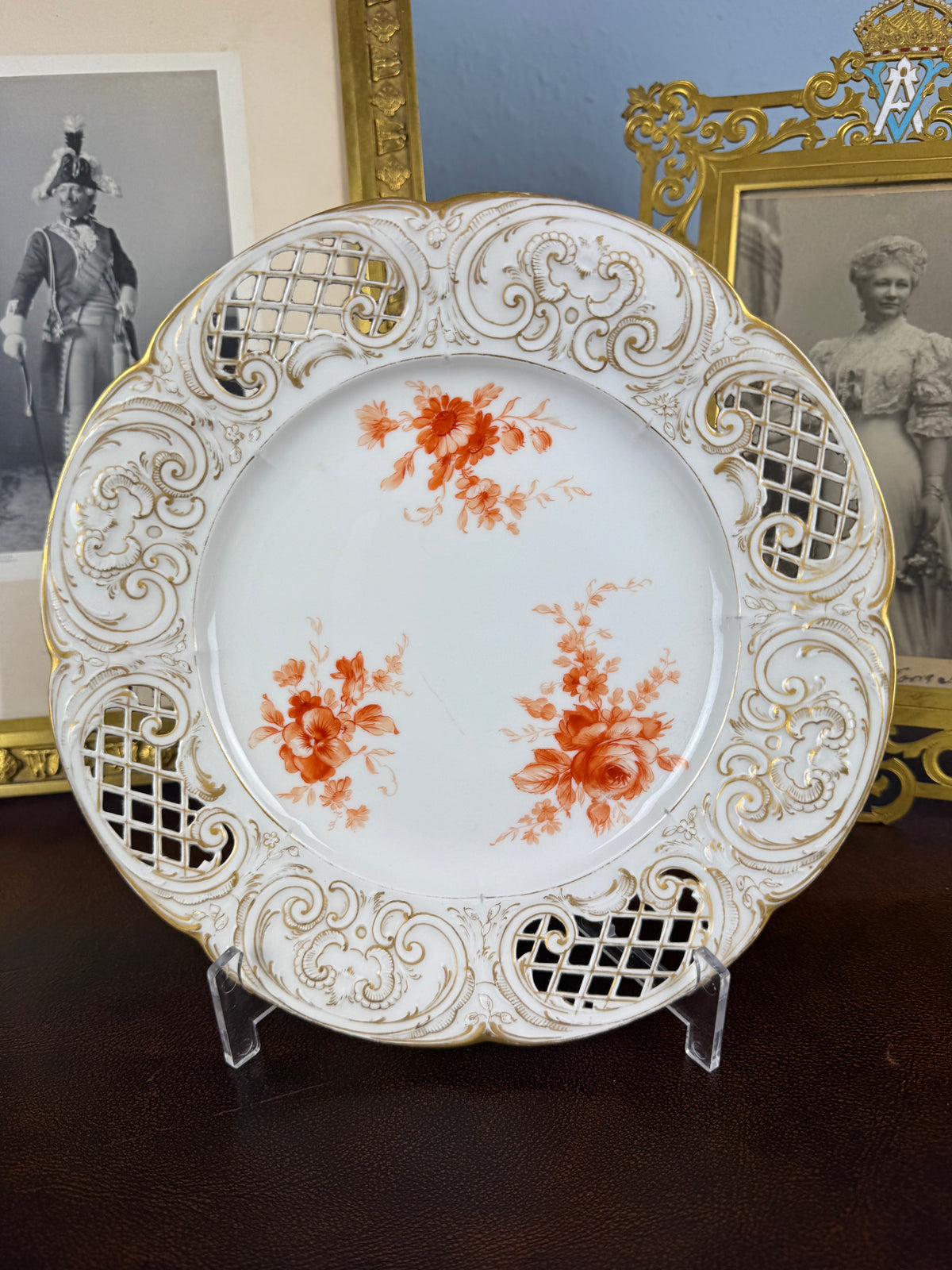 Neuosier Dessertteller 1904 – Kaiser Wilhelm II., KPM Berlin, kaiserliches Porzellan