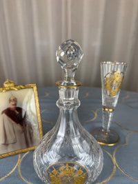 Karaffe, Gräflich Schaffgotsch’sche Josephinenhütte, Kaiser Wilhelm II, ca. 1912