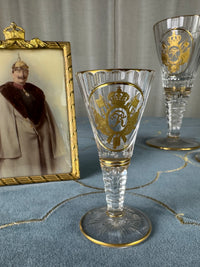Likörglas, Gräflich Schaffgotsch’sche Josephinenhütte, Kaiser Wilhelm II, ca. 1912