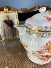 Neuosier Warmwasserkanne, Kaiser Wilhelm II, datiert 1901 + 1911