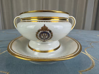 Kaiserliche Sauciere von S.M.Y. Hohenzollern, datiert 1911 – Porzellan aus dem Besitz Kaiser Wilhelm II.