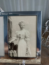 Geschenkrahmen Silberne Hochzeit Kaiser Wilhelm und Kaiserin Auguste Victoria, datiert 1906