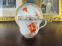 Neuosier Mokkatasse und Untertasse 1908 & 1913 – Kaiser Wilhelm II., KPM Berlin, kaiserliches Porzellan