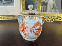 Imperial porcelain Sahnekännchen – Neuosier service, Kaiser Wilhelm II., Rococo cartouche and FR cipher
