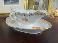 Neuosier Sauciere 1899 – Kaiser Wilhelm II., KPM Berlin, kaiserliches Tafelgeschirr