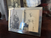 Silberne Hochzeit 1906: Kaiser Wilhelm II und Kaiserin Auguste Victoria – Historischer Geschenkrahmen