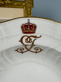 Neuosier Suppenteller 1908 – Prinz Eitel Friedrich von Preußen, KPM Berlin, kaiserliches Porzellan