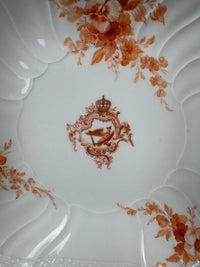 Plat carré Neuosier, Guillaume II, daté 1902