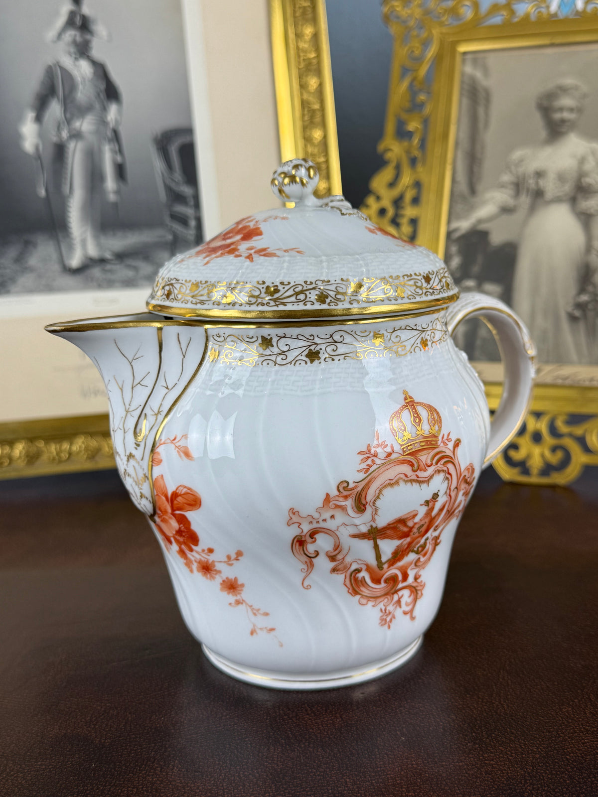 Neuosier Warmwasserkanne 1902 – Kaiser Wilhelm II., KPM Berlin, kaiserliches Porzellan