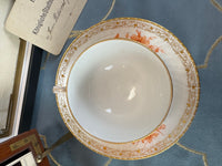Neuosier Tasse und Untertasse, Kaiser Wilhelm II, datiert 1894 und 1897
