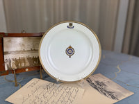 Kaiserlicher Dessertteller von S.M.Y. Hohenzollern, datiert 1899 – Porzellan aus dem Besitz Kaiser Wilhelm II.