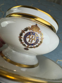 Kaiserliche Sauciere von S.M.Y. Hohenzollern, datiert 1911 – Porzellan aus dem Besitz Kaiser Wilhelm II.