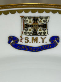 Kaiserliche große Servierplatte von S.M.Y. Hohenzollern, datiert 1906 – Porzellan aus dem Besitz  Kaiser Wilhelm II.