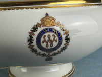 Kaiserliche Suppenterrine mit Deckel von S.M.Y. Hohenzollern, datiert 1911 – Porzellan aus dem Besitz Kaiser Wilhelm II.