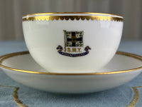 Kaiserliche Tasse mit Untertasse von S.M.Y. Hohenzollern, datiert 1900 + 1911 – Porzellan aus dem Besitz  Kaiser Wilhelm II.