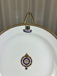 Kaiserlicher Dessertteller von S.M.Y. Hohenzollern, datiert 1907 – Porzellan aus dem Besitz Kaiser Wilhelm II.