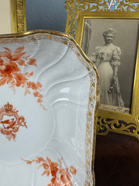 Plat carré Neuosier, Guillaume II, daté 1902