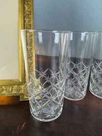 Six grands verres à eau, Guillaume II, vers 1890