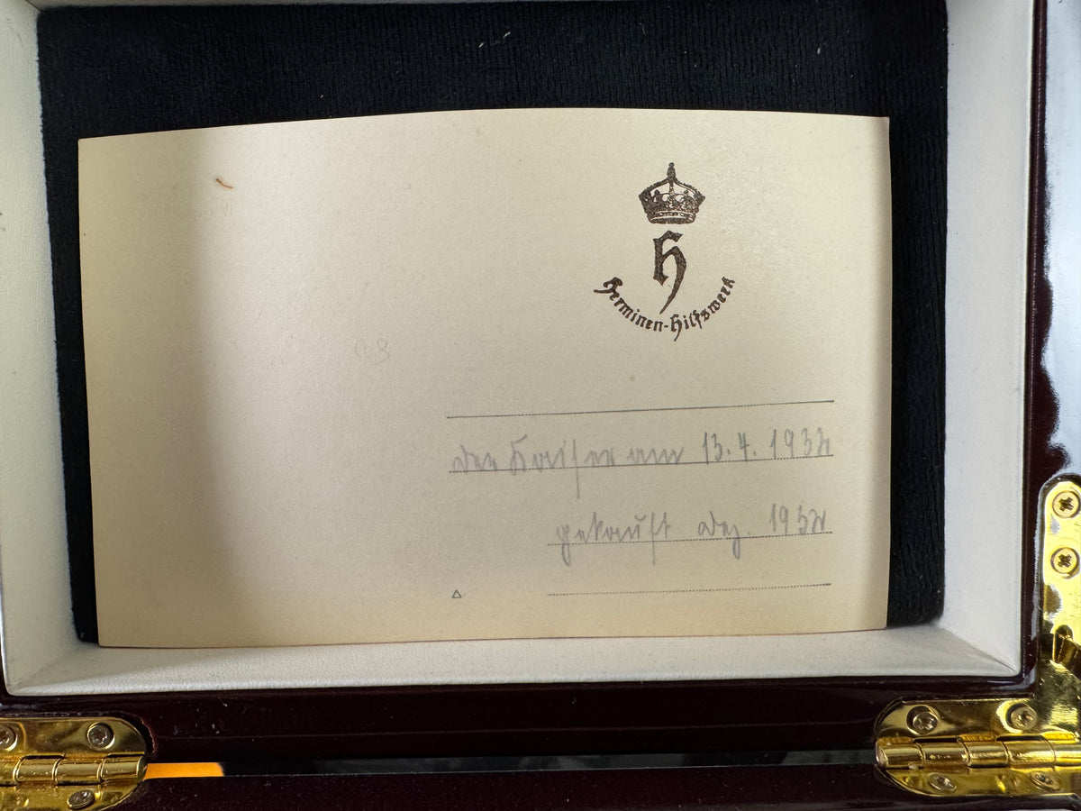 Geschenknadel von Kaiser Wilhelm II – seltenes Juwel vom Hofjuwelier Werner, Berlin