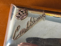 Antike Zigarrenkiste aus 800 Silber mit Monogramm von Herzog Carl Eduard von Sachsen-Coburg und Gotha, Paul Jann Gotha