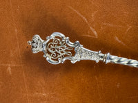 Kaiserlicher Zuckerlöffel aus Silber mit WR Monogramm von Kaiser Wilhelm I. um 1880 aus kaiserlichem Besitz