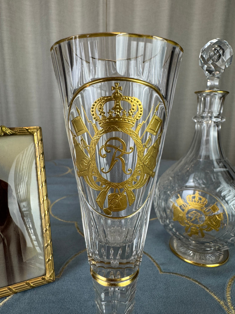 Champagnerglas, Gräflich Schaffgotsch’sche Josephinenhütte, Kaiser Wilhelm II, ca. 1912