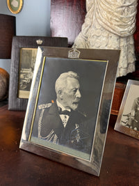 Silber-Geschenkrahmen Kaiser Wilhelm II - Foto mit originaler Unterschrift von 1931