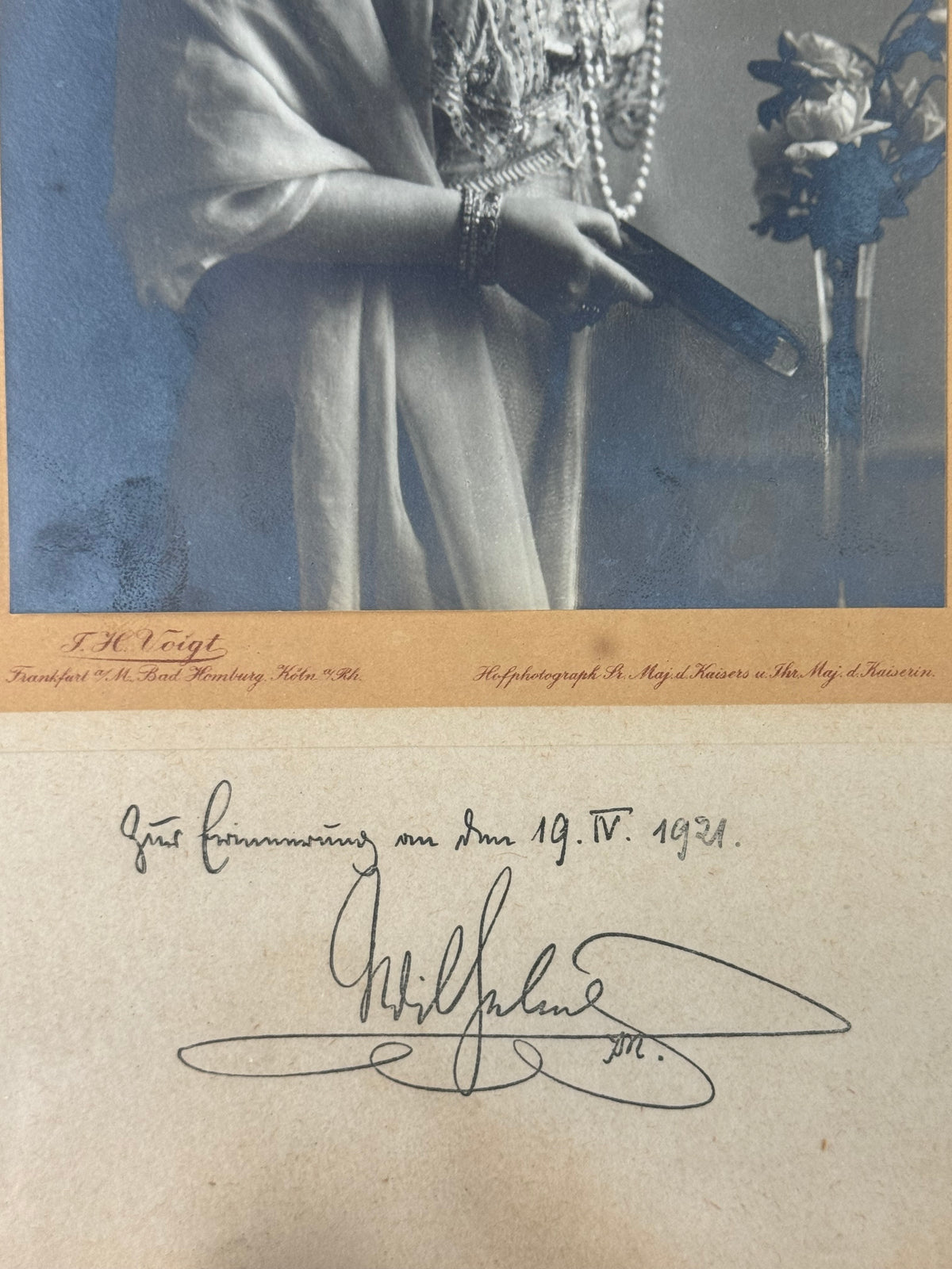 Erinnerung zur Beisetzung der Kaiserin Auguste Victoria, 11. April 1921