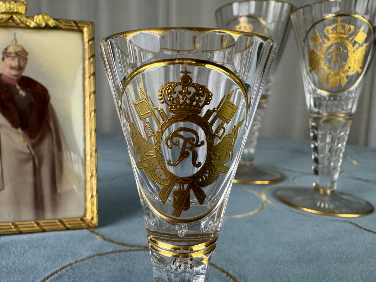 Likörglas, Gräflich Schaffgotsch’sche Josephinenhütte, Kaiser Wilhelm II, ca. 1912