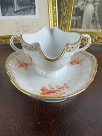 Neuosier Sauciere 1899 – Kaiser Wilhelm II., KPM Berlin, kaiserliches Tafelgeschirr
