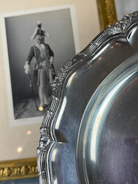 Große Silberplatte, Kaiser Wilhelm II, Vollgold, datiert 1901