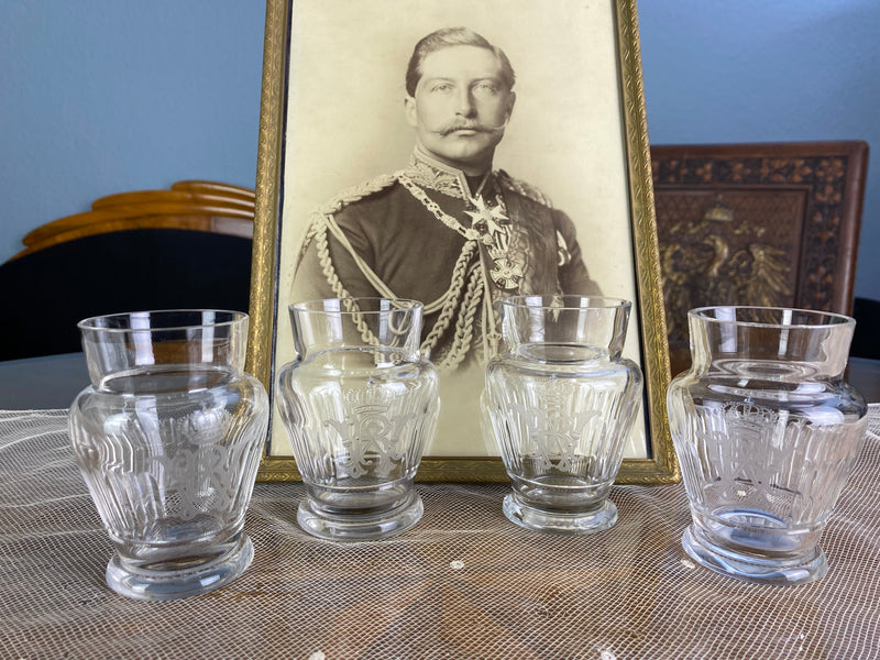 Vier Karaffen, Kaiser Wilhelm II, ca. 1900