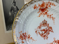 Neuosier Speiseteller, Kaiser Wilhelm II, datiert 1908