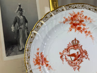 Neuosier Speiseteller, Kaiser Wilhelm II, datiert 1912