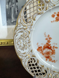 Neuosier Dessertteller 1910 – Kaiser Wilhelm II., KPM Berlin, kaiserliches Porzellan