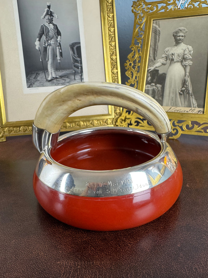 Kaiserliche Segeltrophäe „Kiel, 17. Mai 1913“ – Pokal für die Yacht Iduna, Kaiser Wilhelm II., Regattapreis